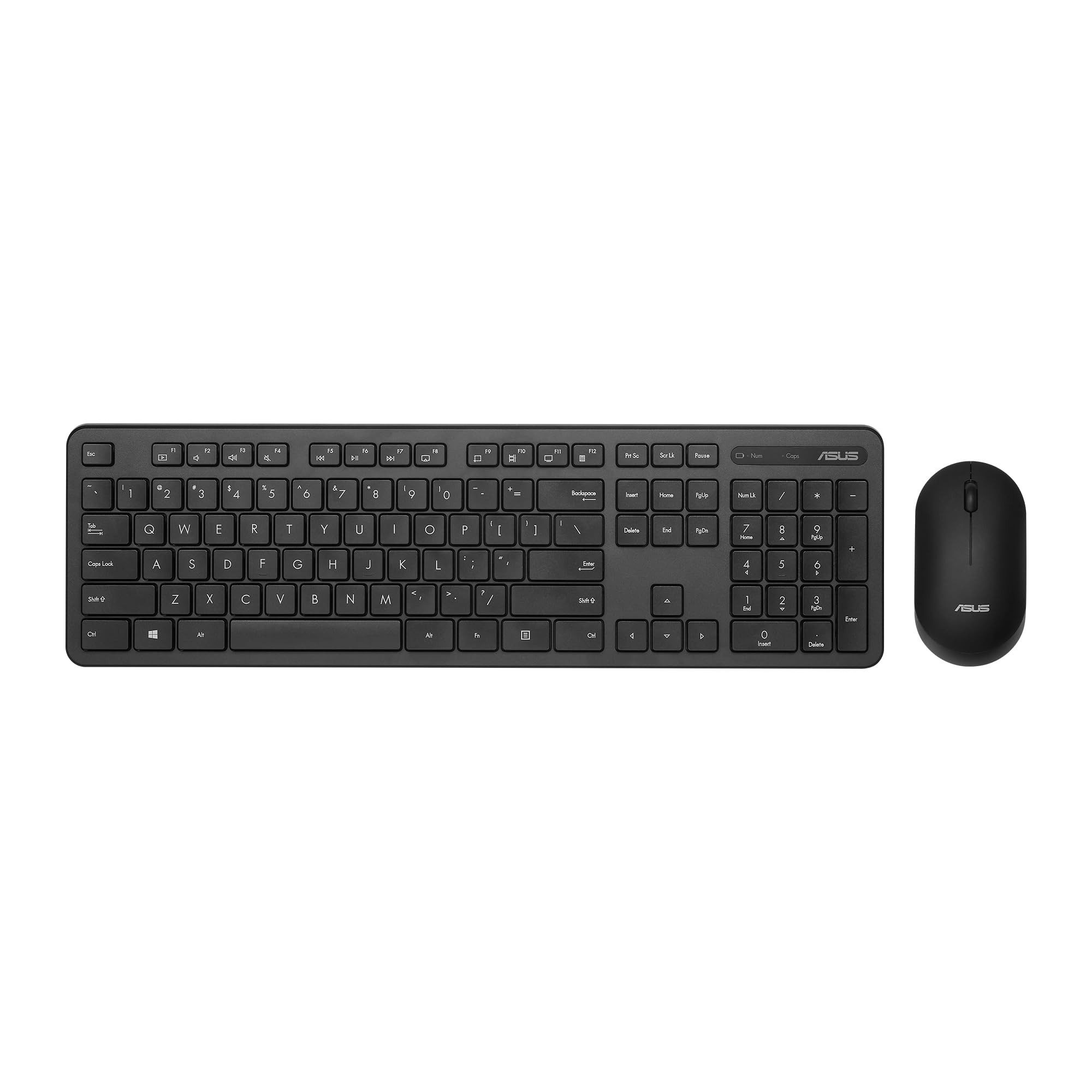 Asus CW100 Tastatur (Kabelloses 2.4 GHz Set mit Maus, USB & RF)