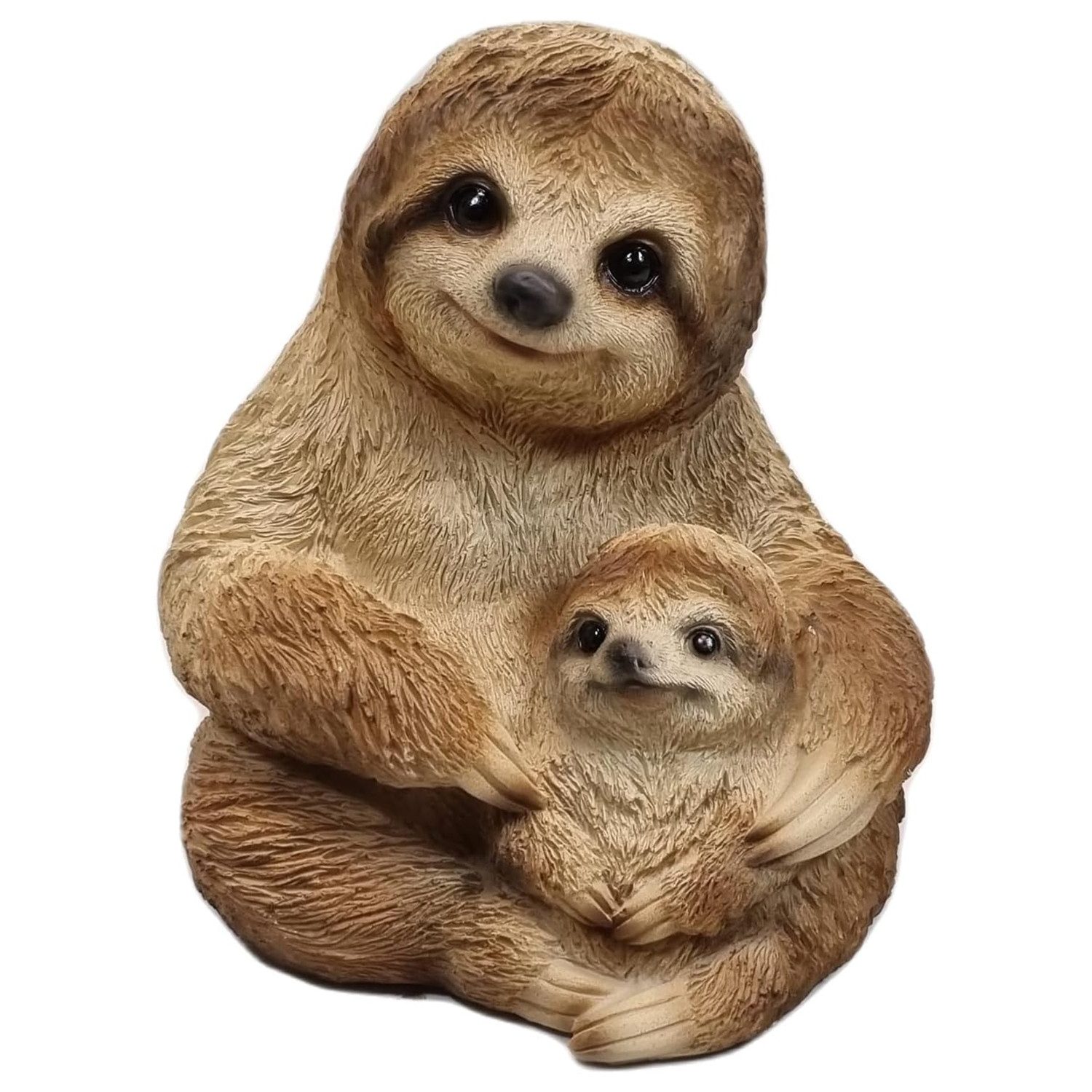 Fachhandel Plus Tierfigur Faultier mit Kind Tierfigur detailgetreue Dekofig günstig online kaufen