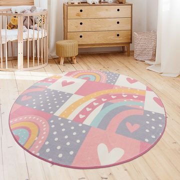 Kinderteppich Teppich Kinderzimmer Spielteppich Mädchen Jungen Babyzimmer, TT Home, Läufer, Höhe: 12 mm