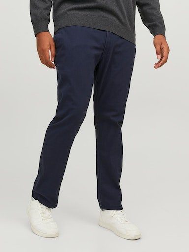 Jack & Jones PlusSize Chinohose JPSTMARCO JJDAVE LC NOOS PLS Navy Blazer