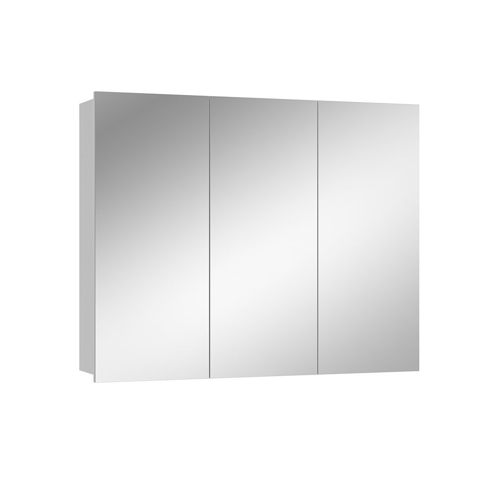 Vicco Badezimmerspiegelschrank Sola, Weiß, 100 x günstig online kaufen