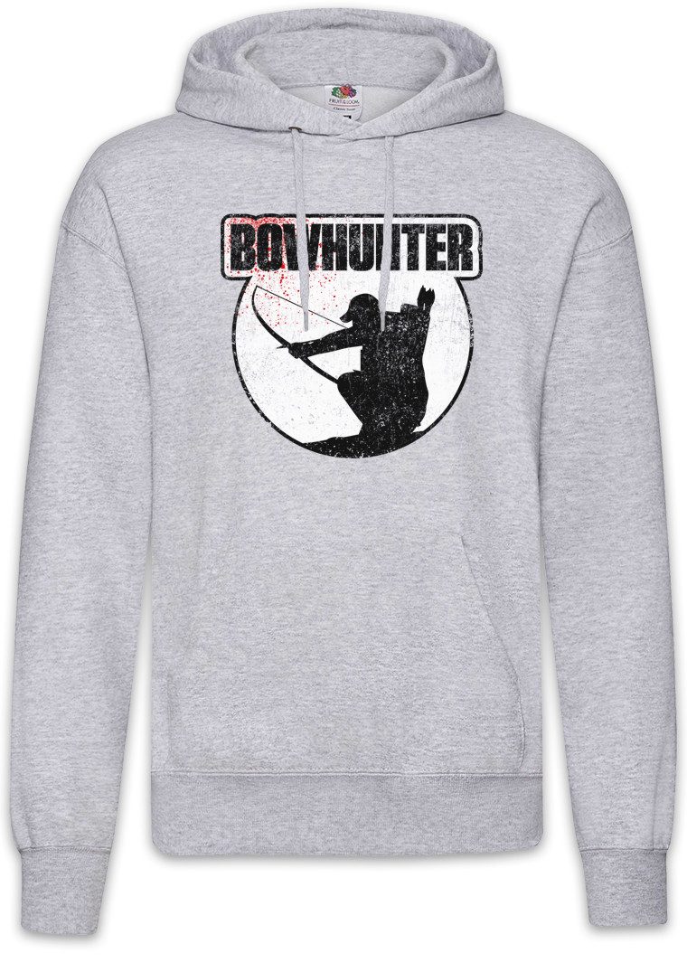 Urban Backwoods Hoodie Bowhunter Herren Hoodie Bogen Pfeil Hirsch Reh Jagd Jäger Bär Geweih (1-tlg) Deer Bear Fun Hunt