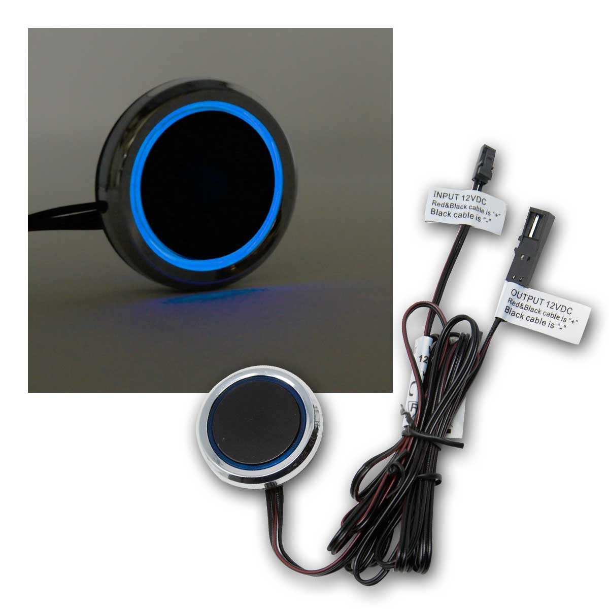 world-trading-net Drehdimmer Переключатель mit LED Диммеры 12VDC/3A, Mini-Stecksystem