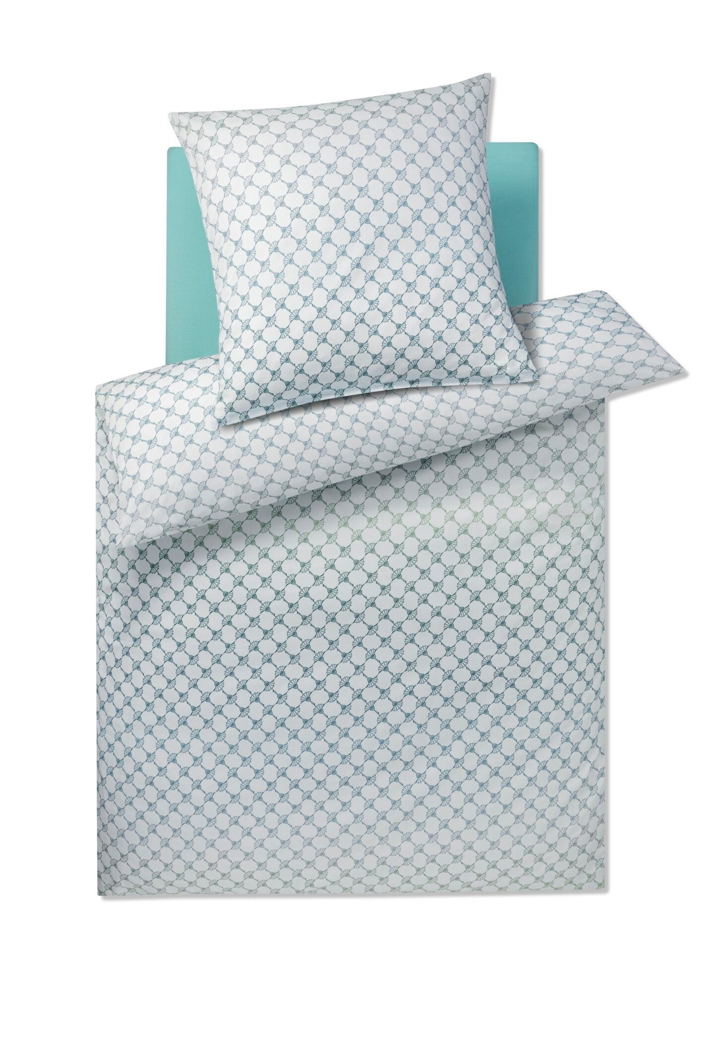JOOP! Bettwäsche JOOP! Bettwäsche Gleam 4106 155x220 cm sale, Cornflower allover im Farbverlauf