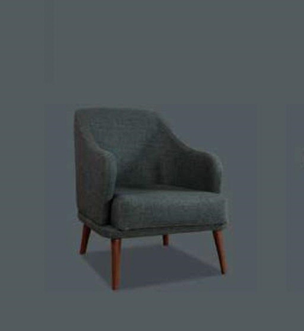 Möbel Einsitzer Sofa Couch JVmoebel Wartezimmer Sessel Stuhl Sessel Lehnstühle Polster