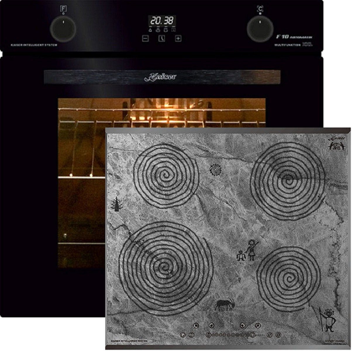 Backofen-Set EH 6367+KCT 6705 FI Ära/