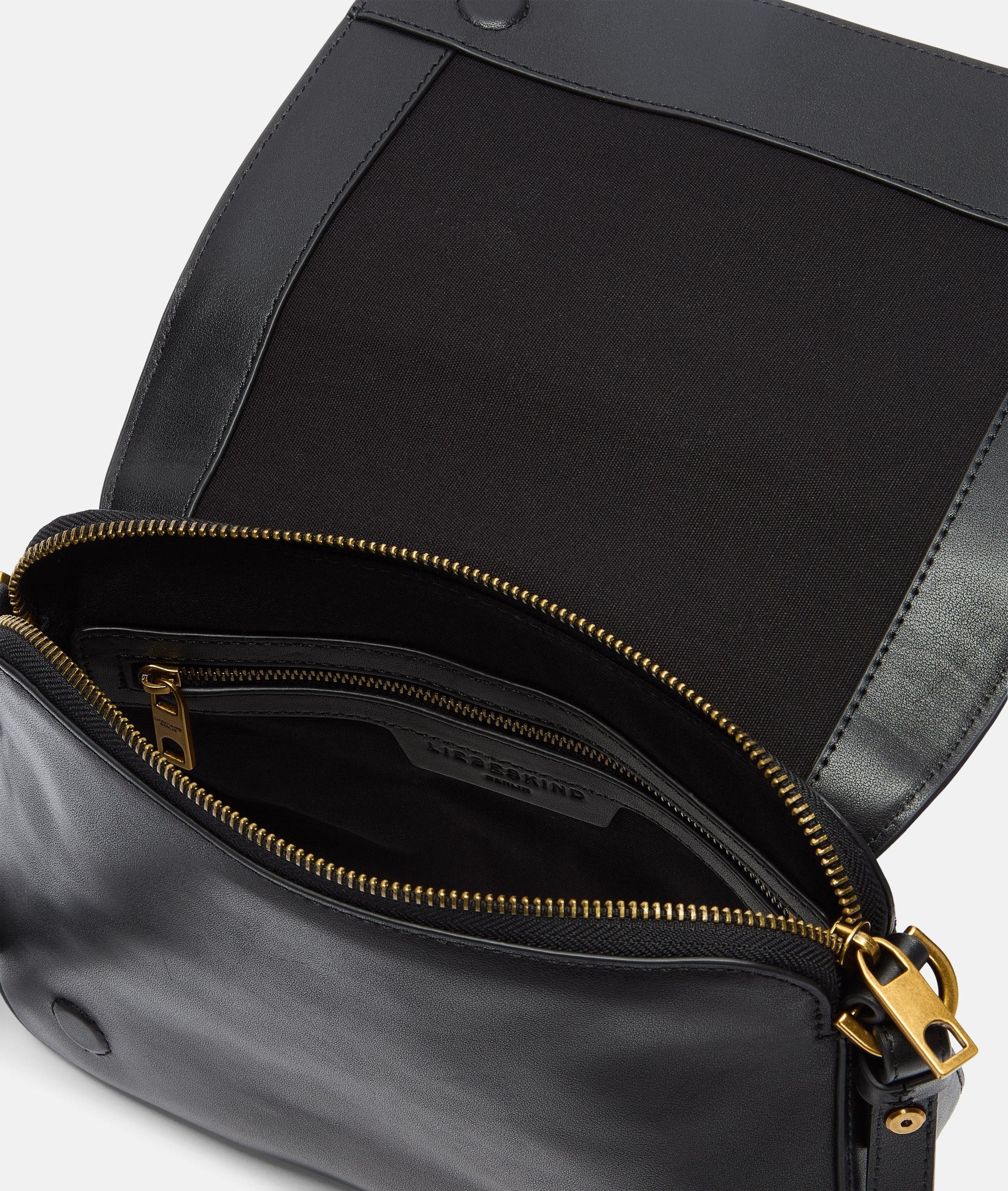Liebeskind Berlin Umhängetasche Dancing Letters Clarice Crossbody S, Handliche Umhängetasche aus Nappaleder