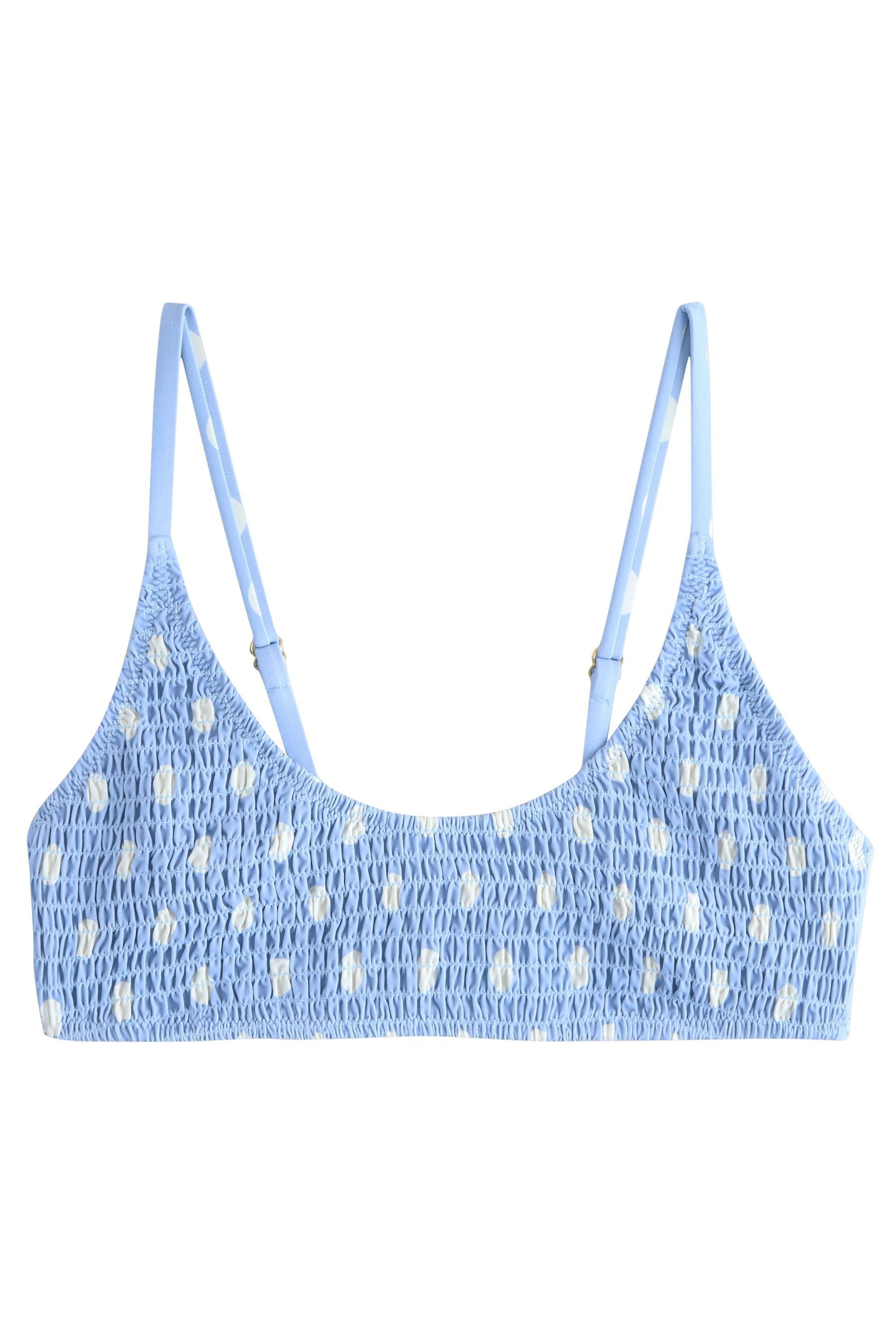 Next Crop-Bikini-Top Verkürztes, gesmoktes Bikinioberteil (1-St)
