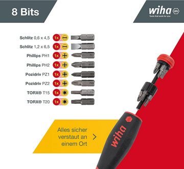 Wiha Schraubendreher (45292), Schraubendreher Set PocketMax magnetic, 8-tlg.