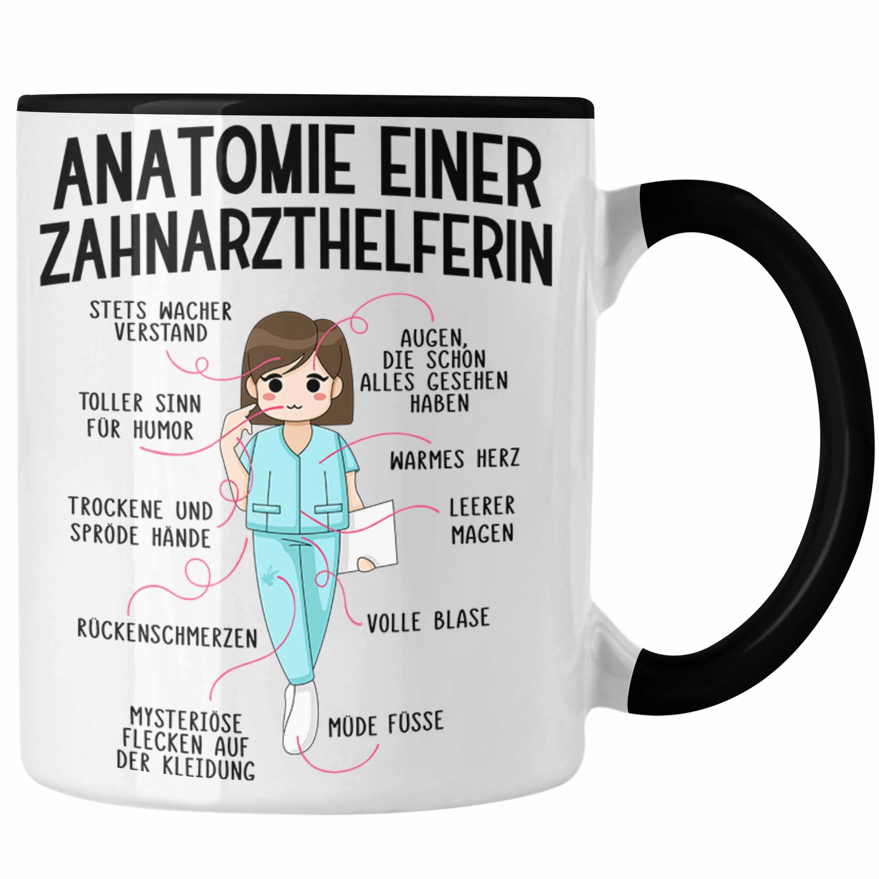 Trendation Tasse Trendation - Zahnarzthelferin Tasse Geschenk Lustig Zahnarzt Damen Kol
