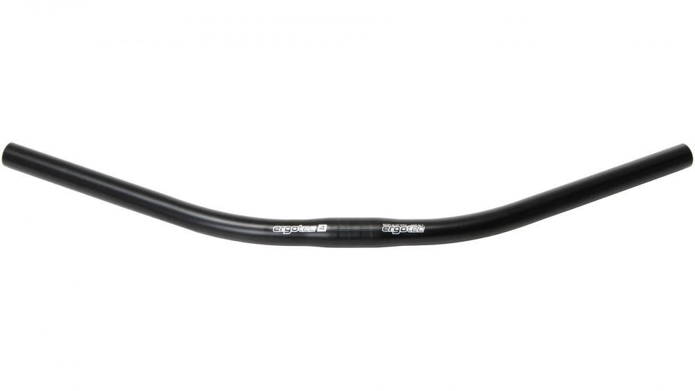 Ergotec Fahrradlenker Ergotec Lenker Bügel Moon Ø 25,4 mm 605 mm Höhe 0 mm 23° schwarz