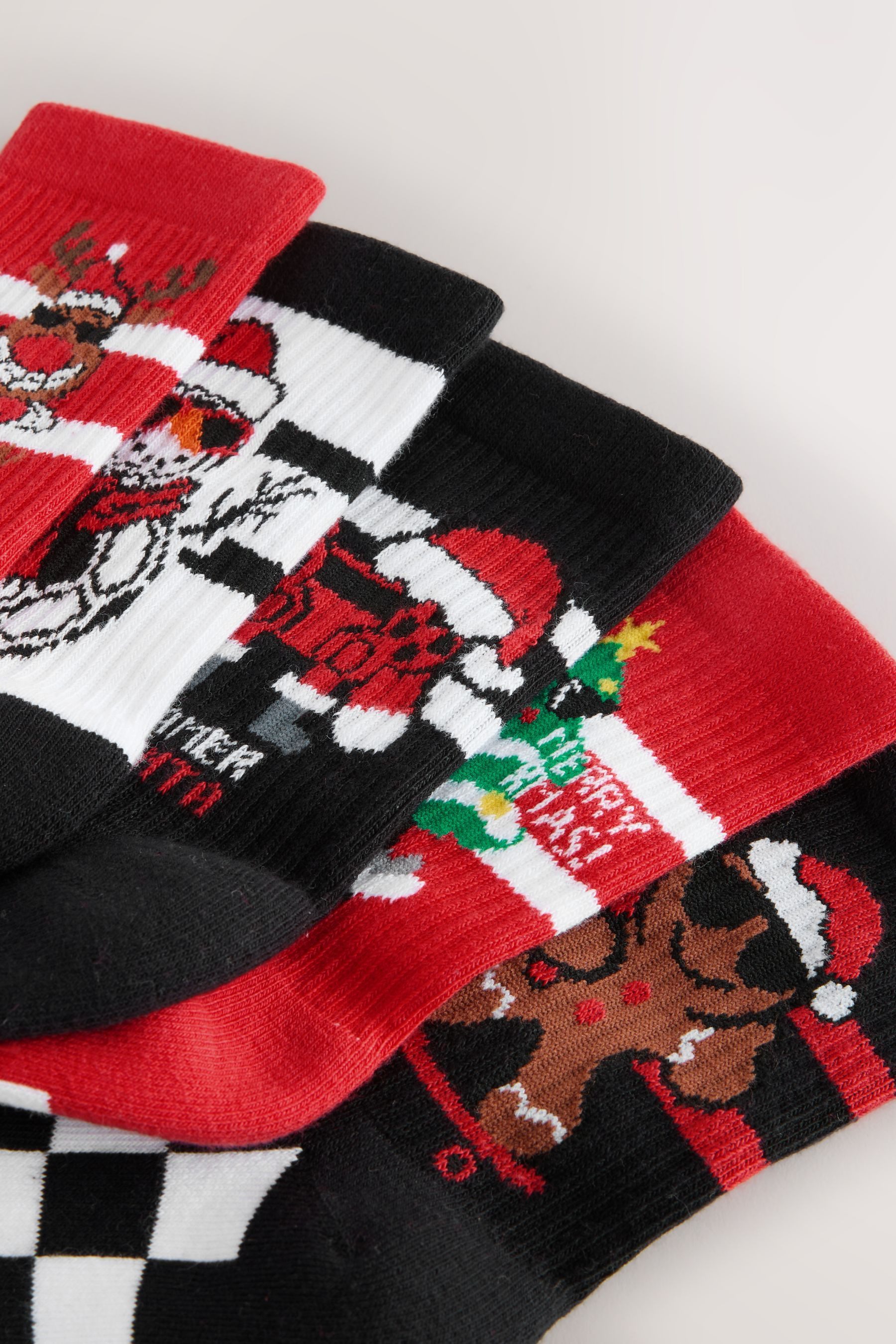 Next Basicsocken Socken, 5er-Pack, Weihnachten (1-Paar) günstig online kaufen