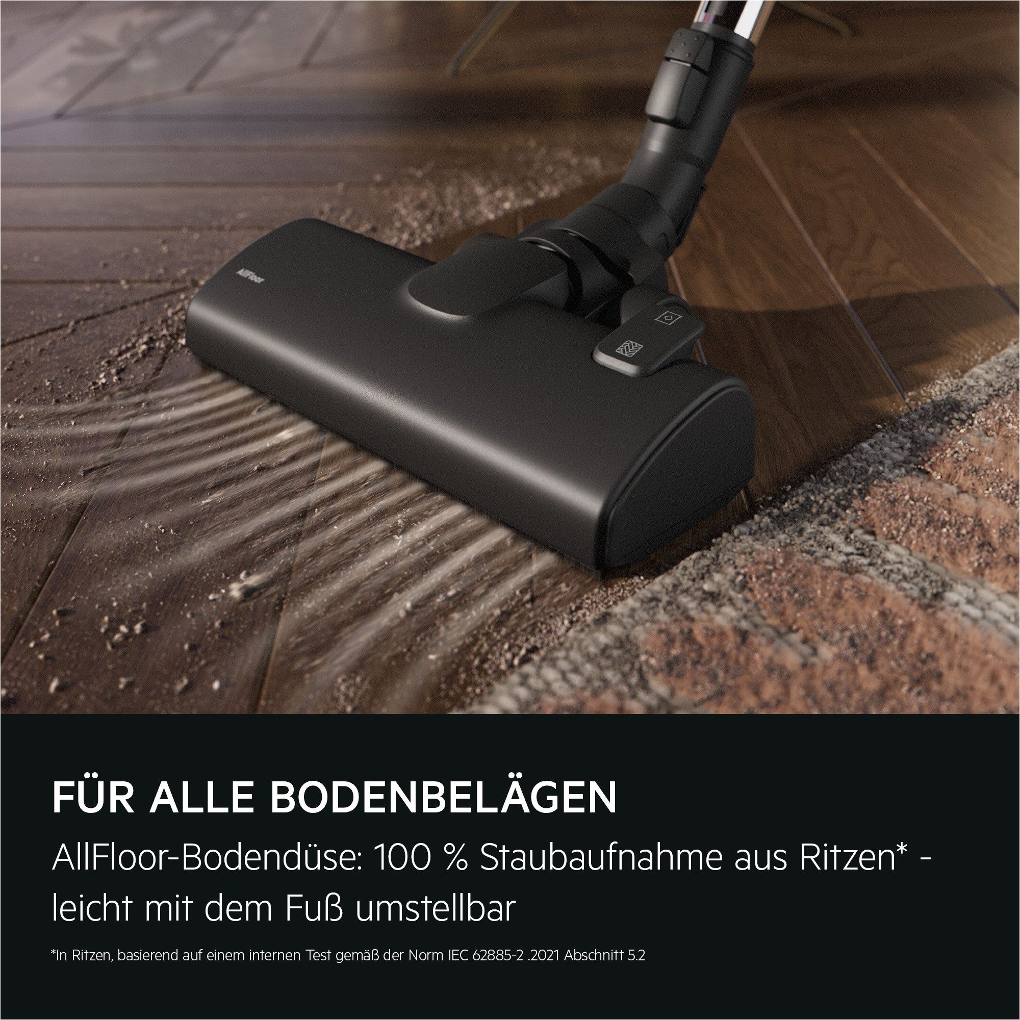 AEG Bodenstaubsauger CLEAN 5000BEUTELLOSER STAUBSAUGER (AL51C1DRF), 1000 W, beutellos, hohe Saugleistung, kompakt, AllFloor-Bodendüse, waschbarer HEPA-Filter – Bild 3 von 5