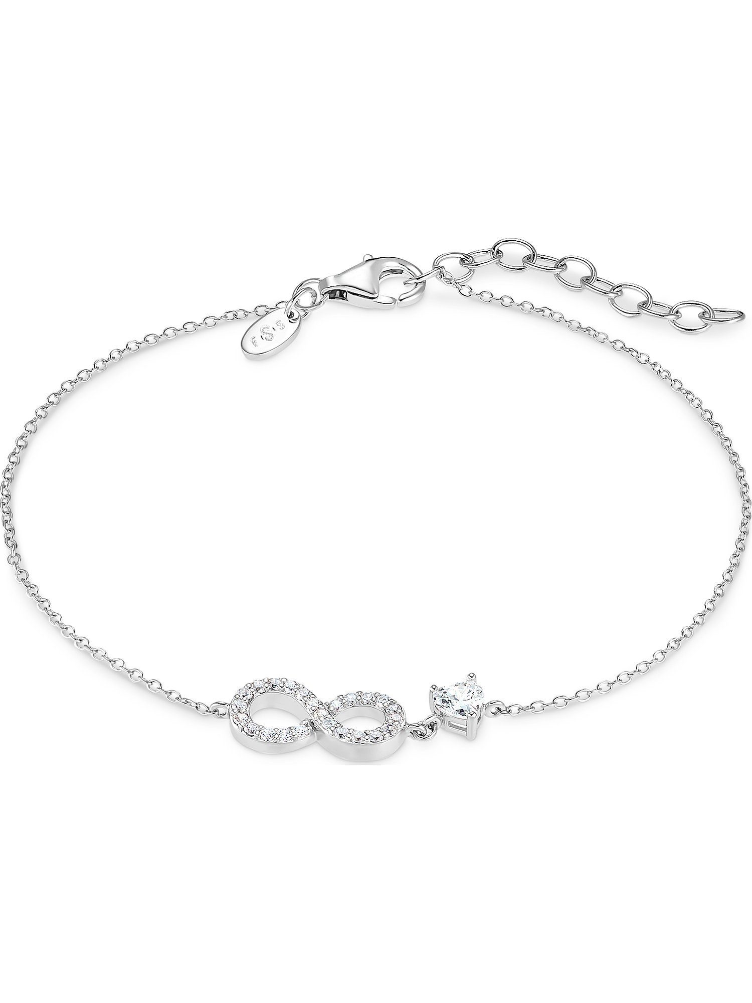 FAVS Silberarmband FAVS Damen-Armband 925er Silber 24 Zirkonia, Trendig | Silberarmbänder
