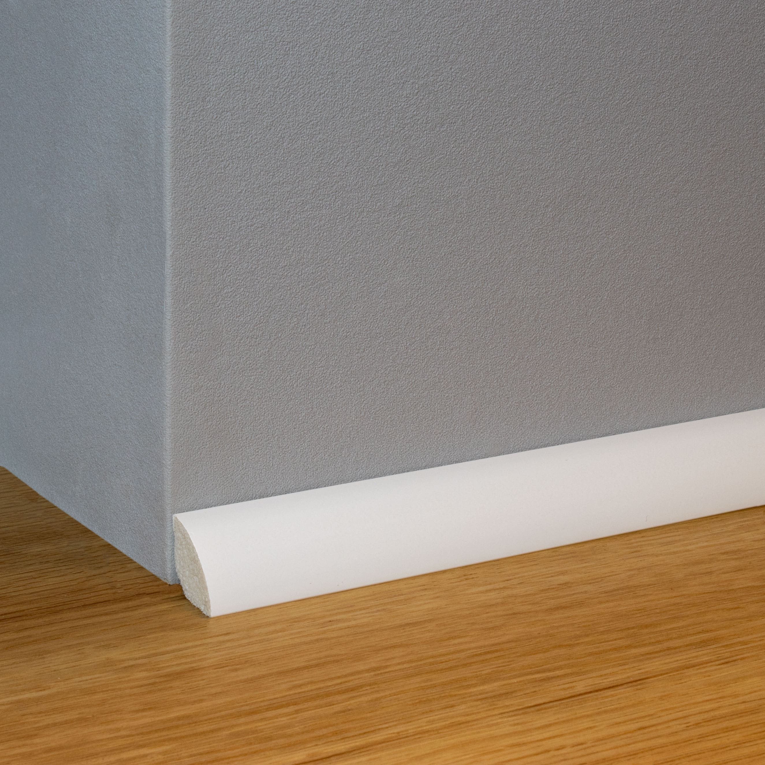 PROVISTON Sockelleiste Fußleiste, 18 x 18 x 2000 mm, Viertelstableiste, L: 200 cm, H: 1,8 cm, 1-St.