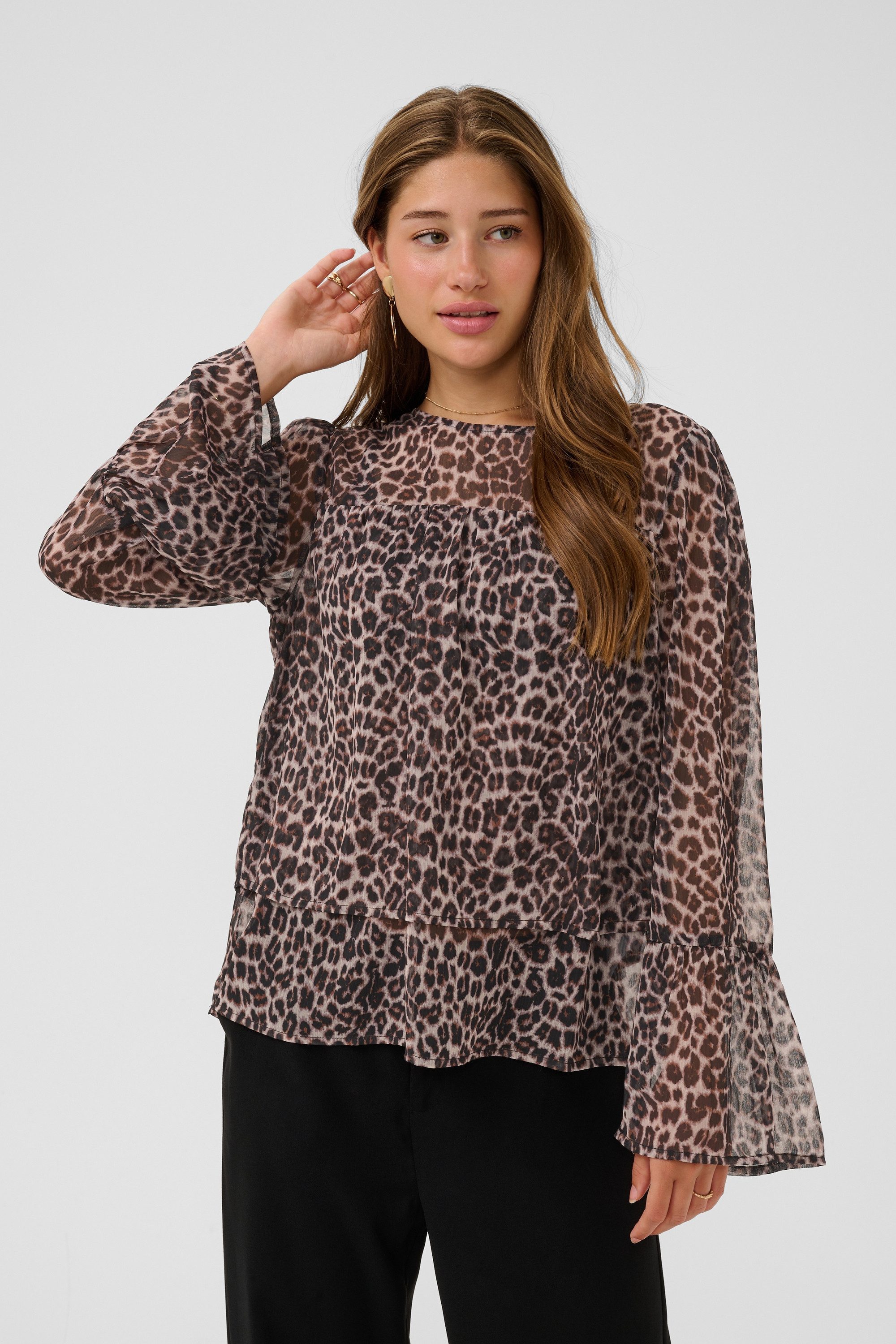 Cream Langarmbluse Bluse langarm CRYuna