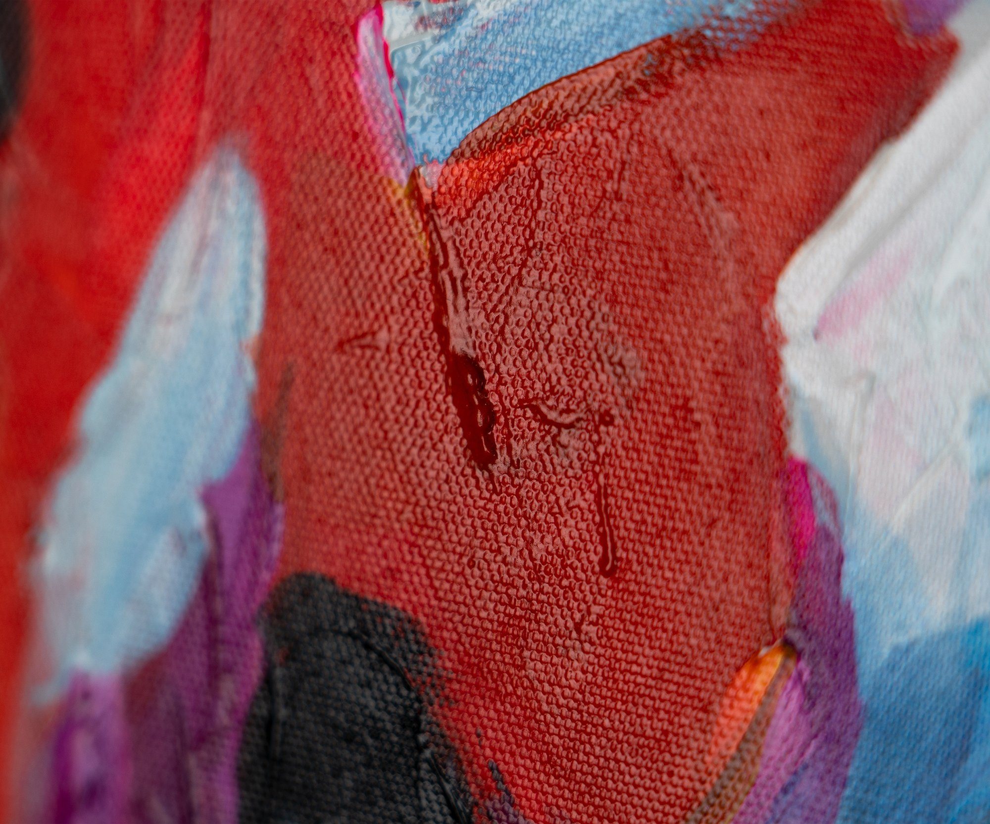 Mit Gemälde Rahmen Farben YS-Art in der Liebe, Rosa Menschen