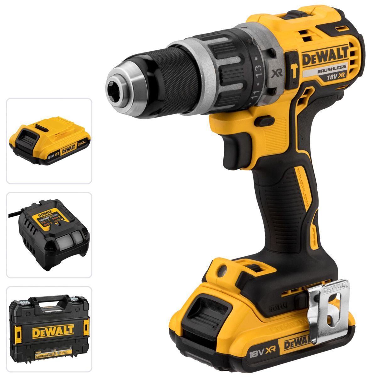 DeWalt Bohrschrauber DCD796D2-QW Akku-Schlagbohrschrauber 18V günstig online kaufen