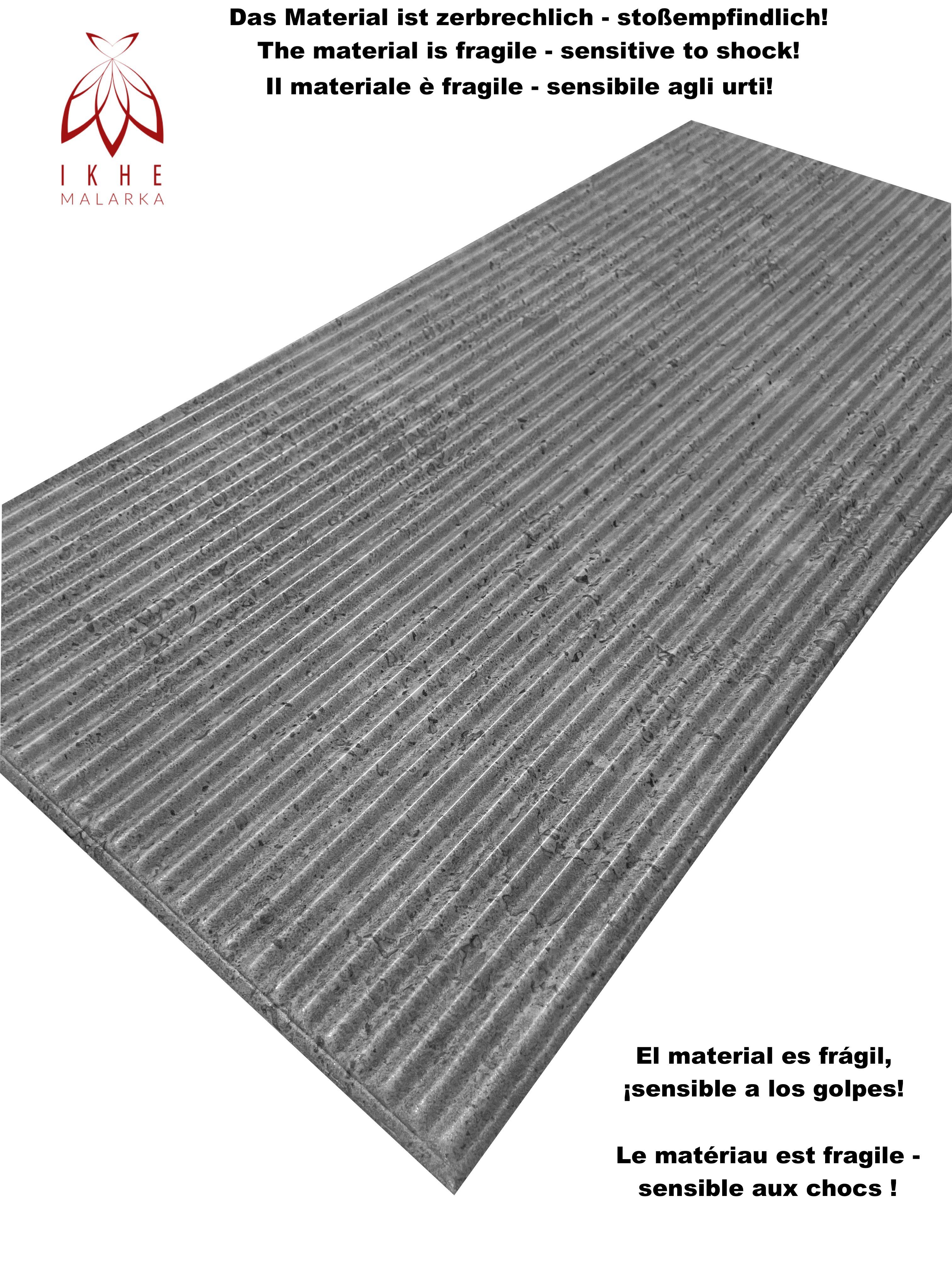 BxL: cm, Nachbildung 4,00 Polystyrol stärke Betonlook Material 3D qm, 3mm Imitation 50,00x100,00 8 (4m², Deckenpaneele, Stück) Lamellen 43 Wandpaneel IKHEMalarka