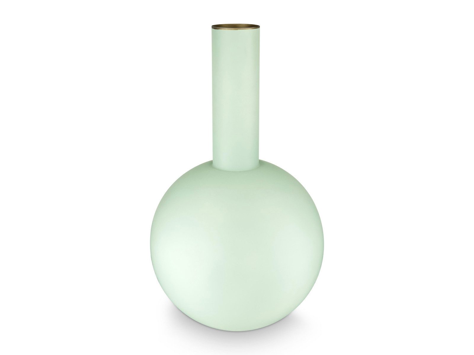 PiP Studio Dekovase Vase Metal Large Matt Light Blue 24.5x42cm (Vasen)