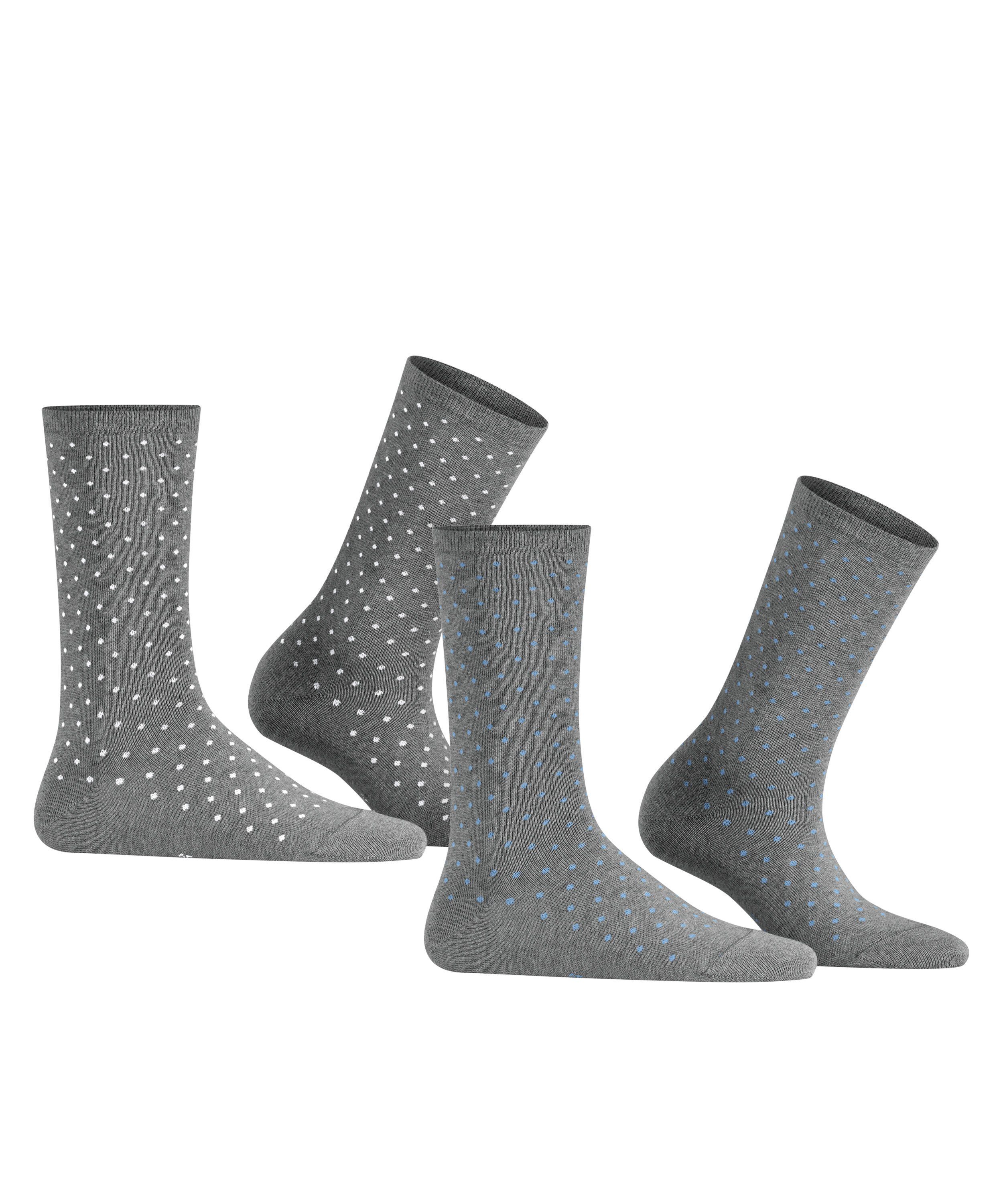 Esprit Socken Fine Dot (2-Paar) (3390) light greymel. 2-Pack