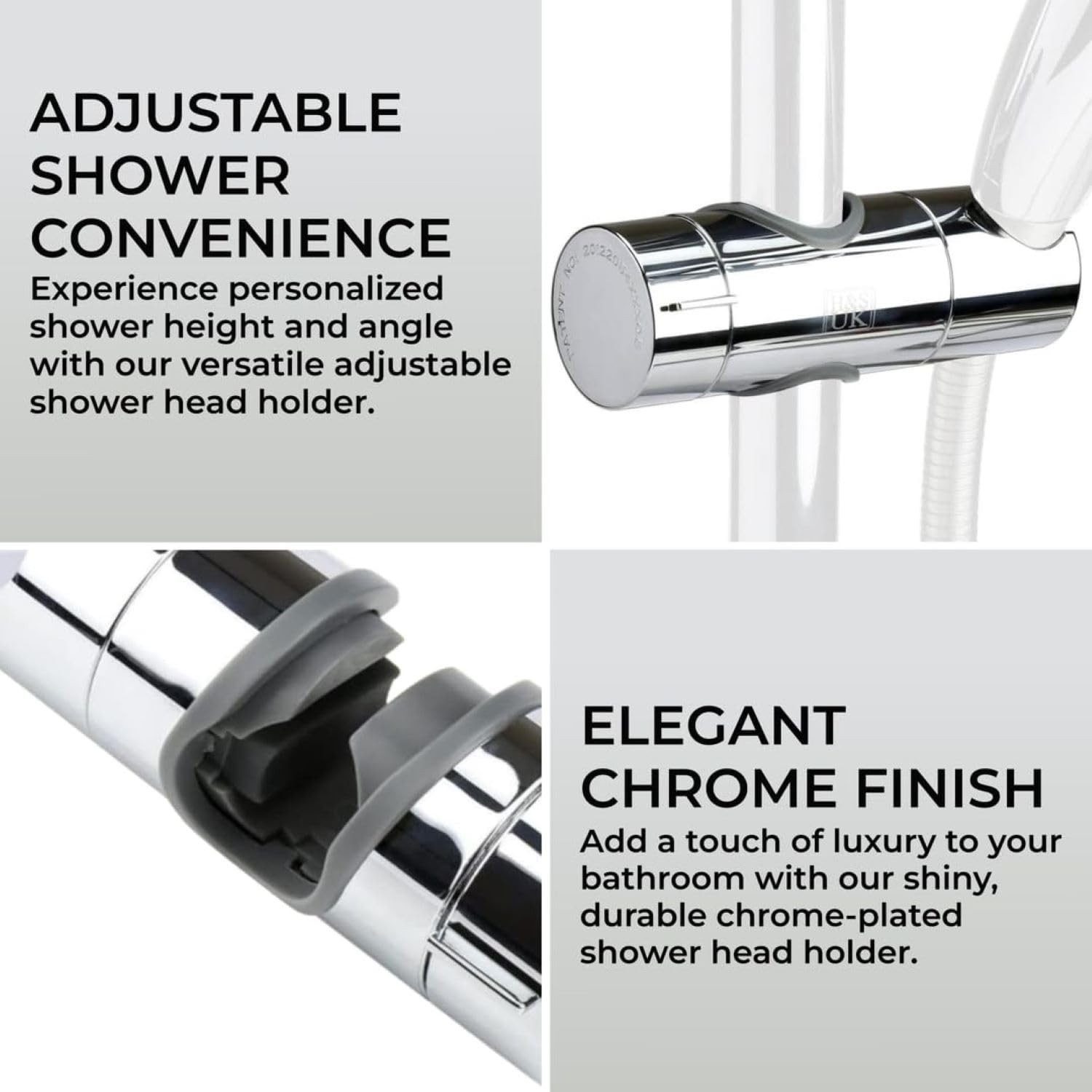 H&S Duschbrause Verstellbare Handbrause Halterung für alle Duschköpfe, (1-t günstig online kaufen