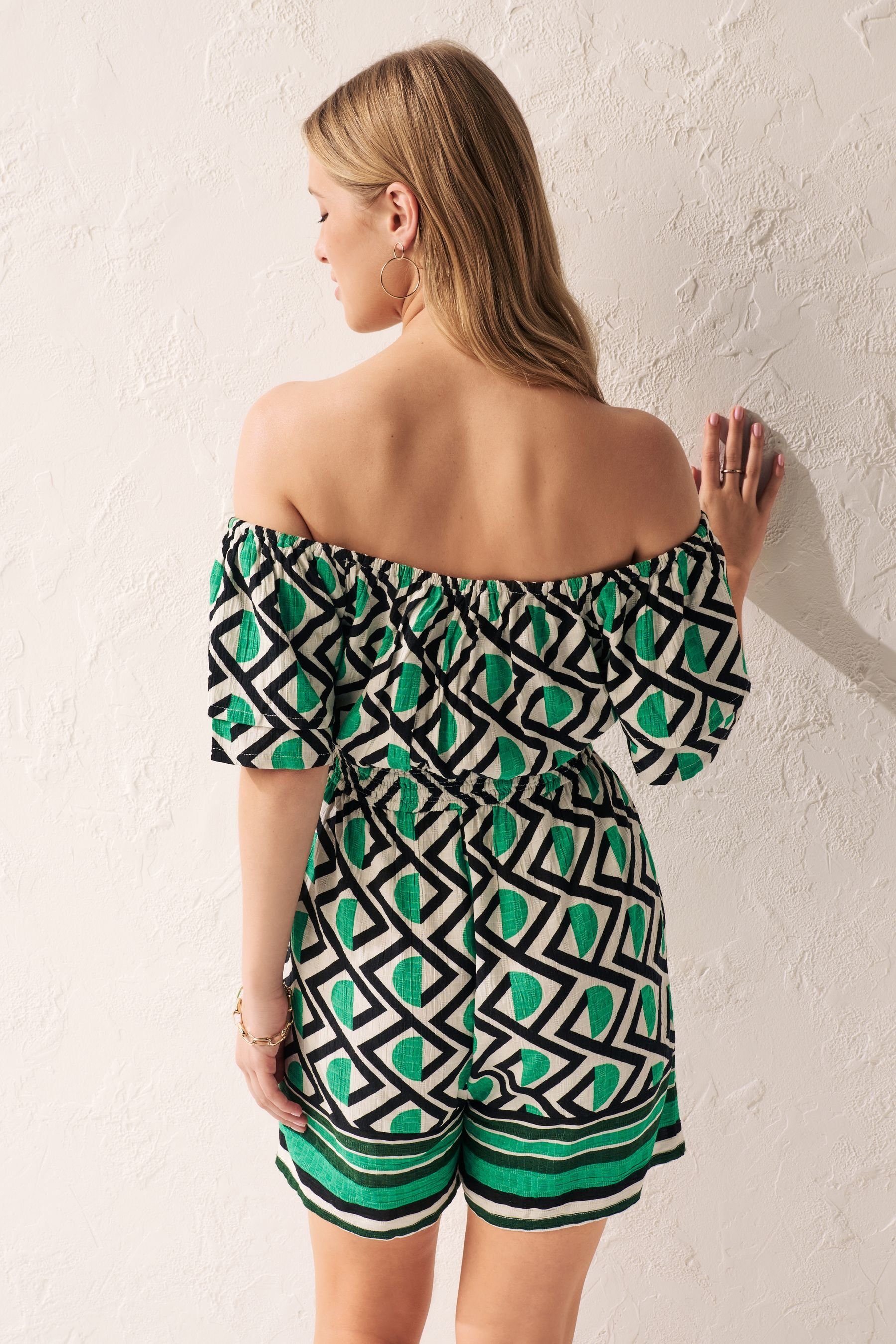 Next Strandoverall Petite schulterfreier Playsuit (1-tlg) günstig online kaufen