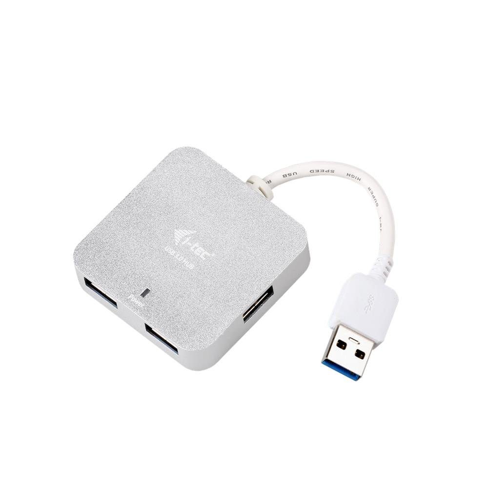 I-TEC USB-Verteiler USB 3.0 Metal Passive HUB 4 Port ohne Netzadapter