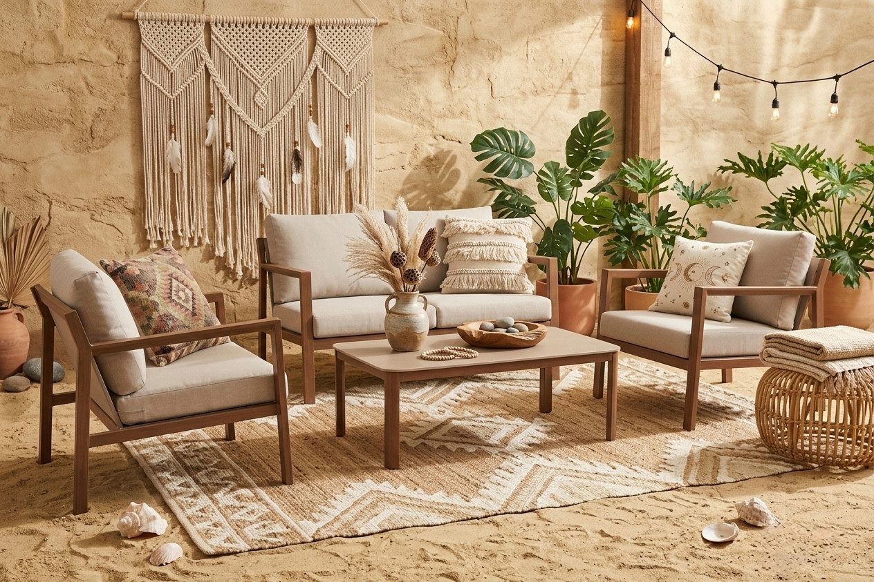 MANDALIKA Garden Gartenlounge-Set Inspired by nature! Lounge Set SAHARA