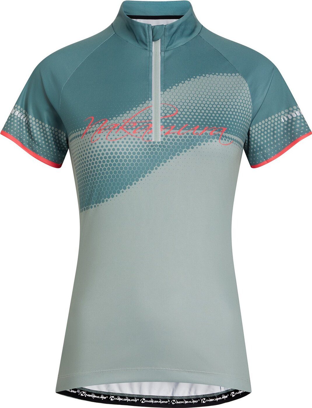 Radtrikot Da.-Fahrrad-Trikot Fiona II W MELANGE/WHITE