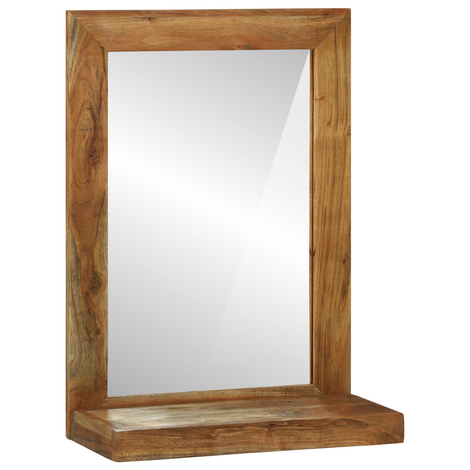 vidaXL Spiegel Badezimmerspiegel 50x22x70 cm Massivholz günstig online kaufen