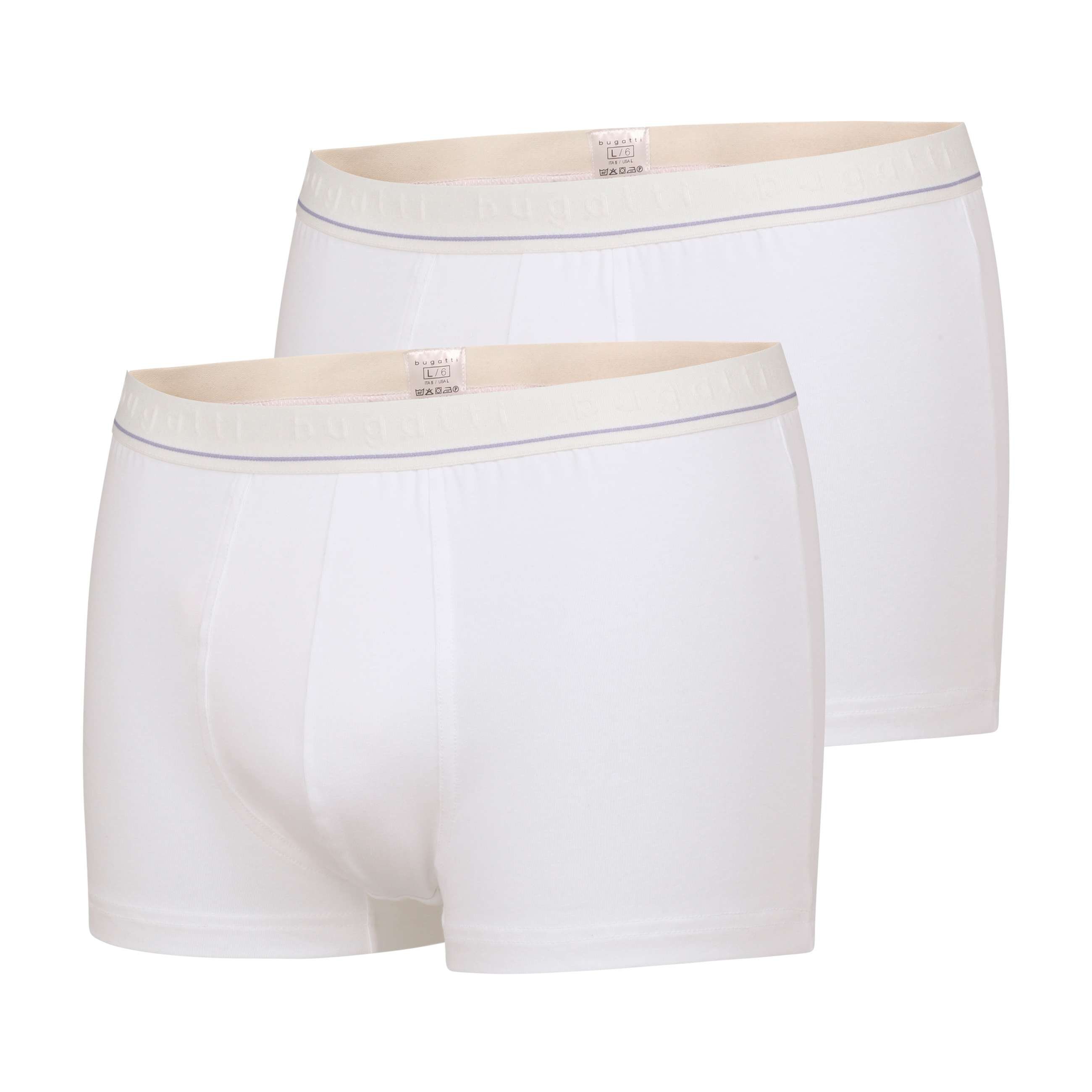 bugatti Boxershorts BUGATTI Herren Pants weiß günstig online kaufen