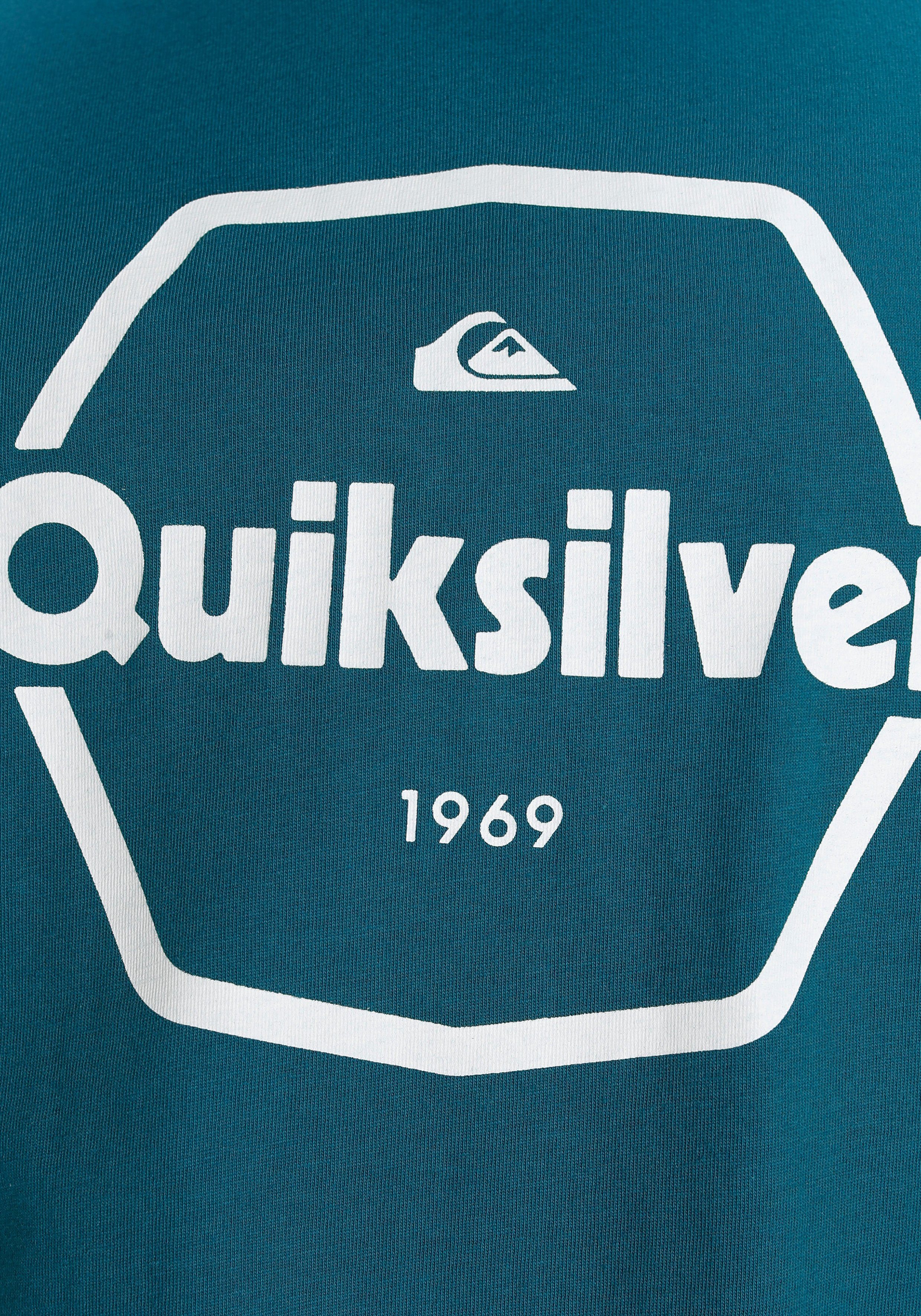 2-tlg) T-Shirt Doppelpack (Packung, mit Logodruck Quiksilver Jungen