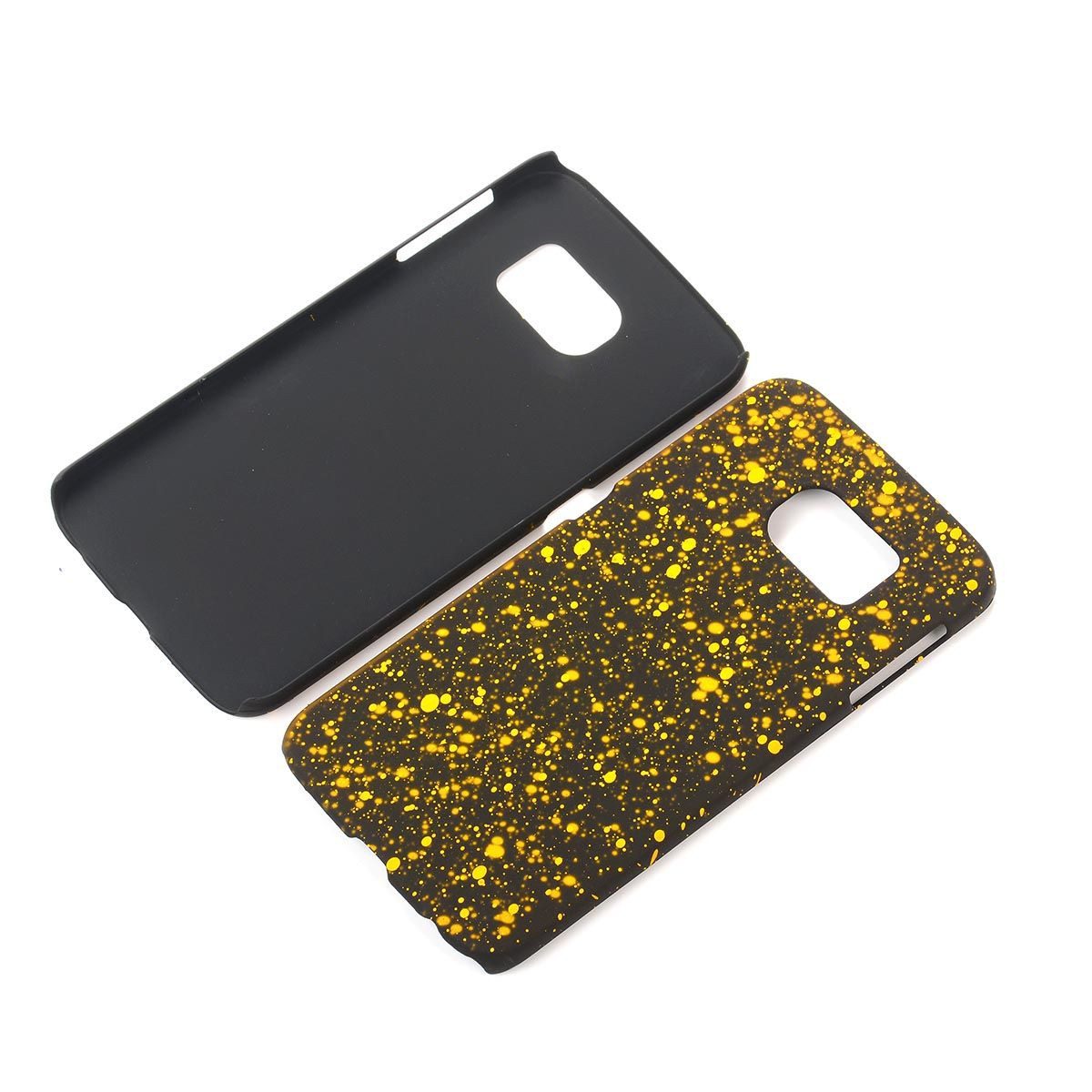 König Design Handyhülle Samsung Galaxy S6 Edge, Samsung Galaxy S6 Edge Handyhülle Backcover Schwarz