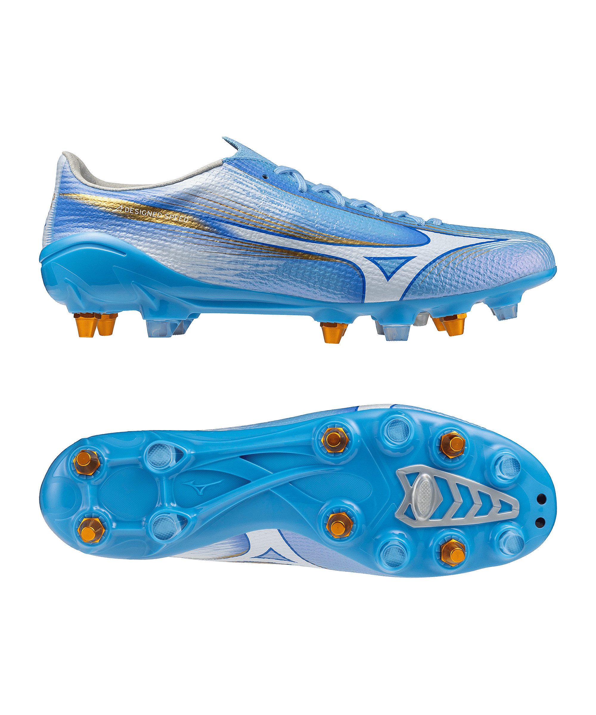 Mizuno Mizuno Alpha III Japan Mix SG Prism Weiß Unisex Fußballschuh