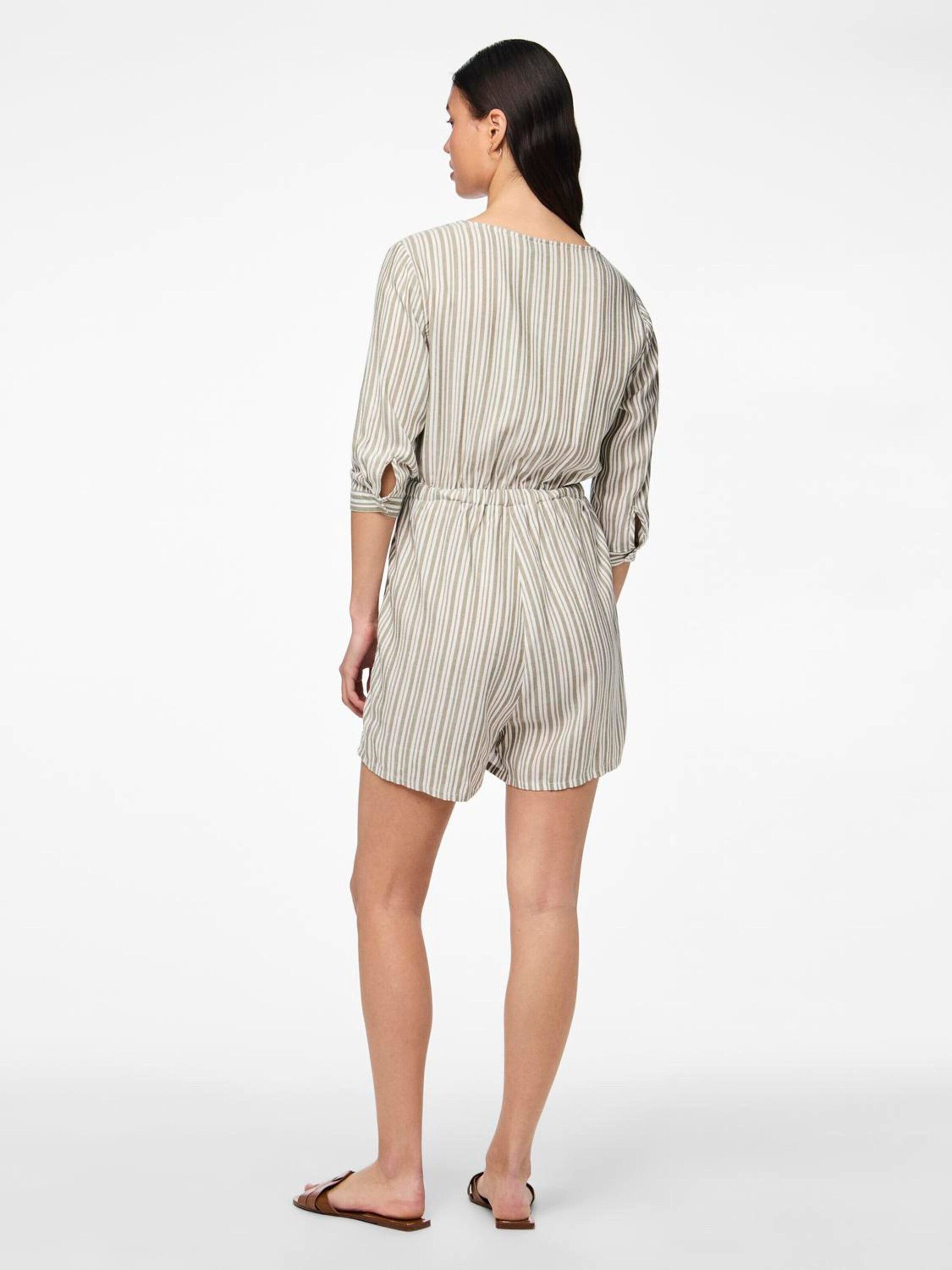 pieces Jumpsuit ALVINA (1-tlg) Wickel-Design