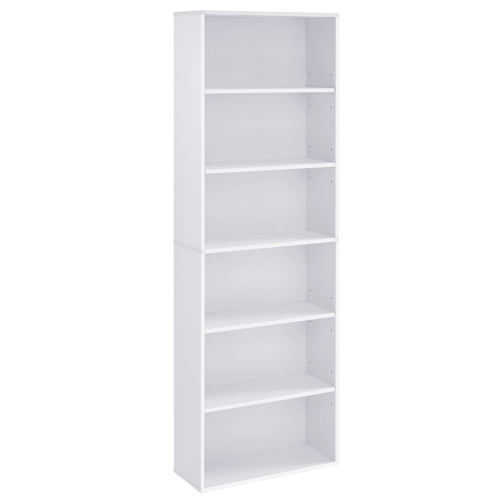 VASAGLE Bücherregal, mit 5/6 Ebenen, offenes Aufbewahrungsregal, Standregal, für Wohnzimmer