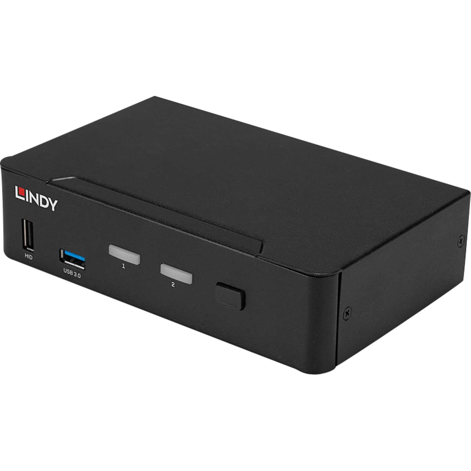 Lindy Lindy 2 Port KVM Switch, DisplayPort 1.4, USB 3.0 NetzwerkSwitch