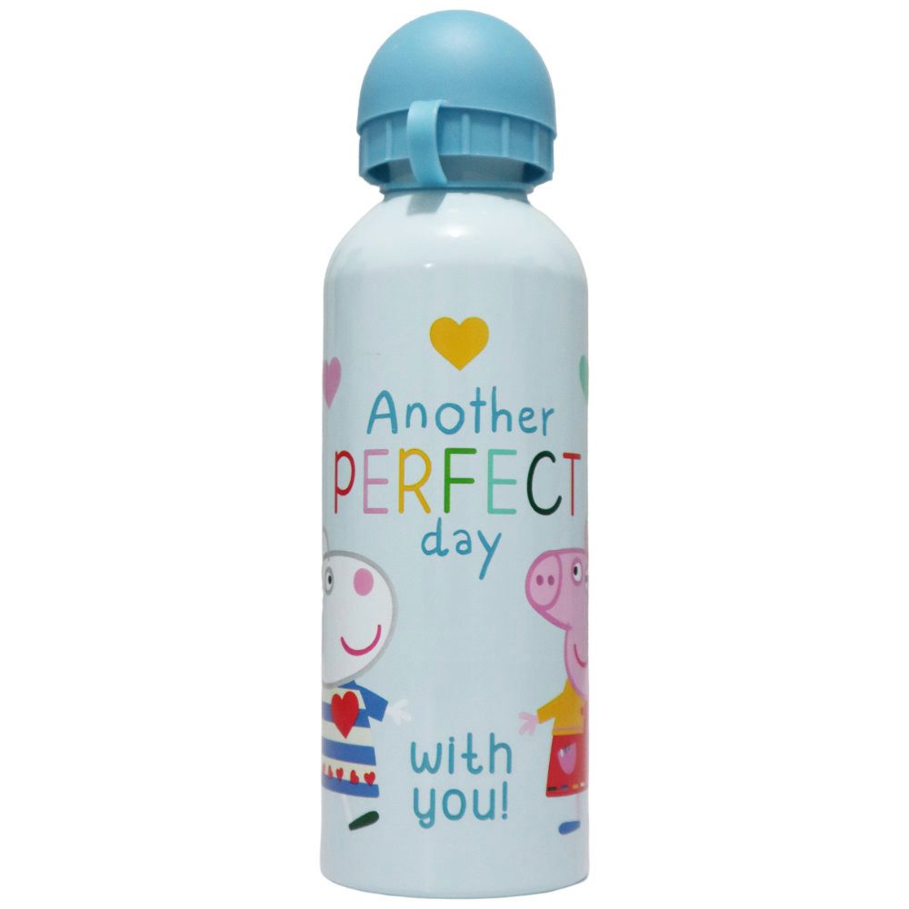 Peppa Pig Trinkflasche Peppa Wutz Kinder Aluminium Wasserflasche Flasche 500 ml