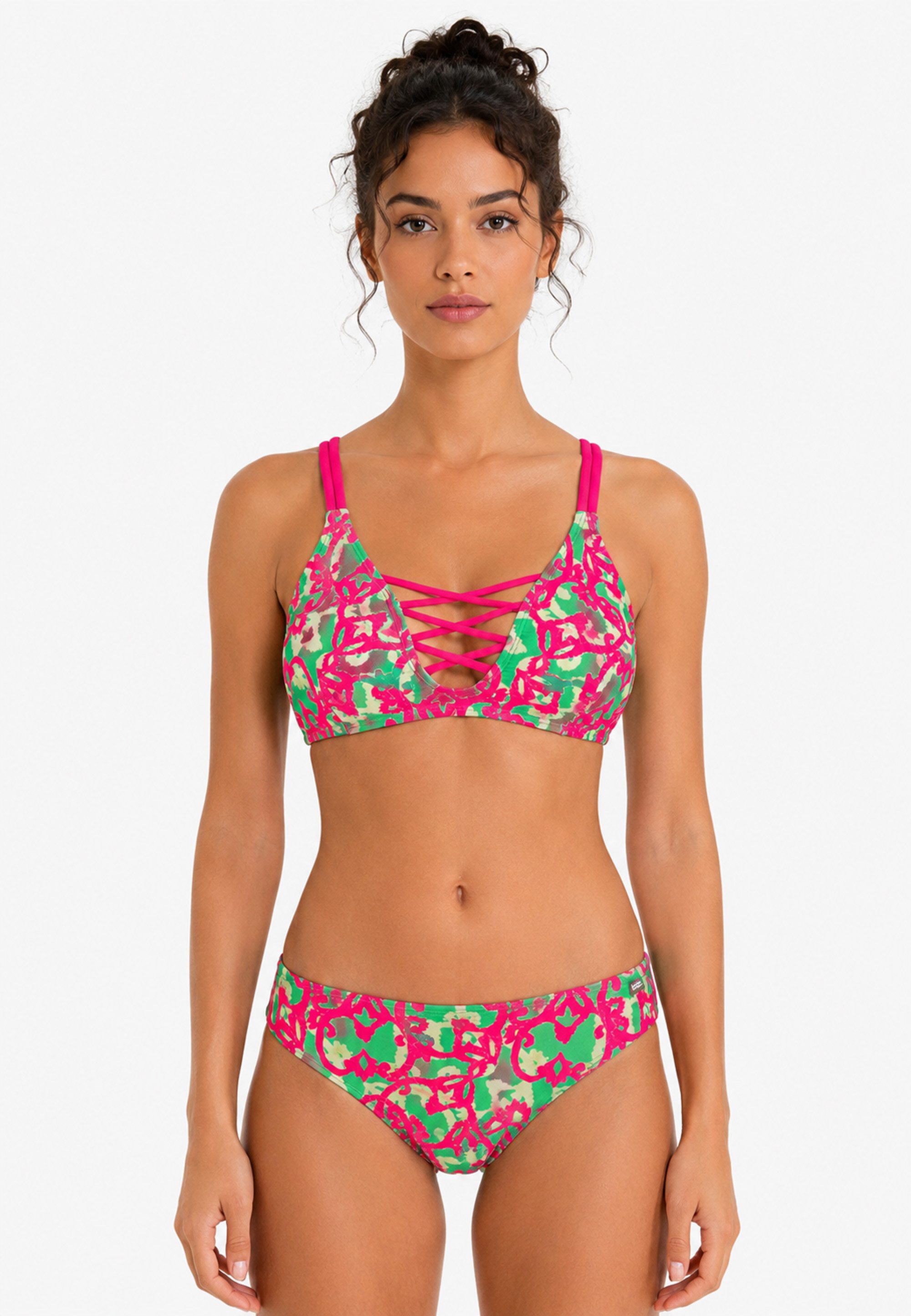Beco Beermann Balconette-Bikini Hawaii Breeze (1-St) im trendigen Strappy-Design mit sportlichem Halt
