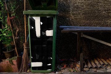 MuchoWow Wandsticker Abstrakt - Pastell - Minimalismus (1 St), Mülleimer-aufkleber, Mülltonne, Sticker, Container, Abfalbehälter