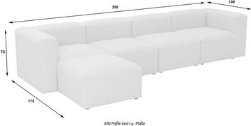 Max Winzer® Ecksofa Lena, Spar-Set 5 Teile, Sofa-Set 07 aus 5 Sitz-Elementen, individuell kombinierbar