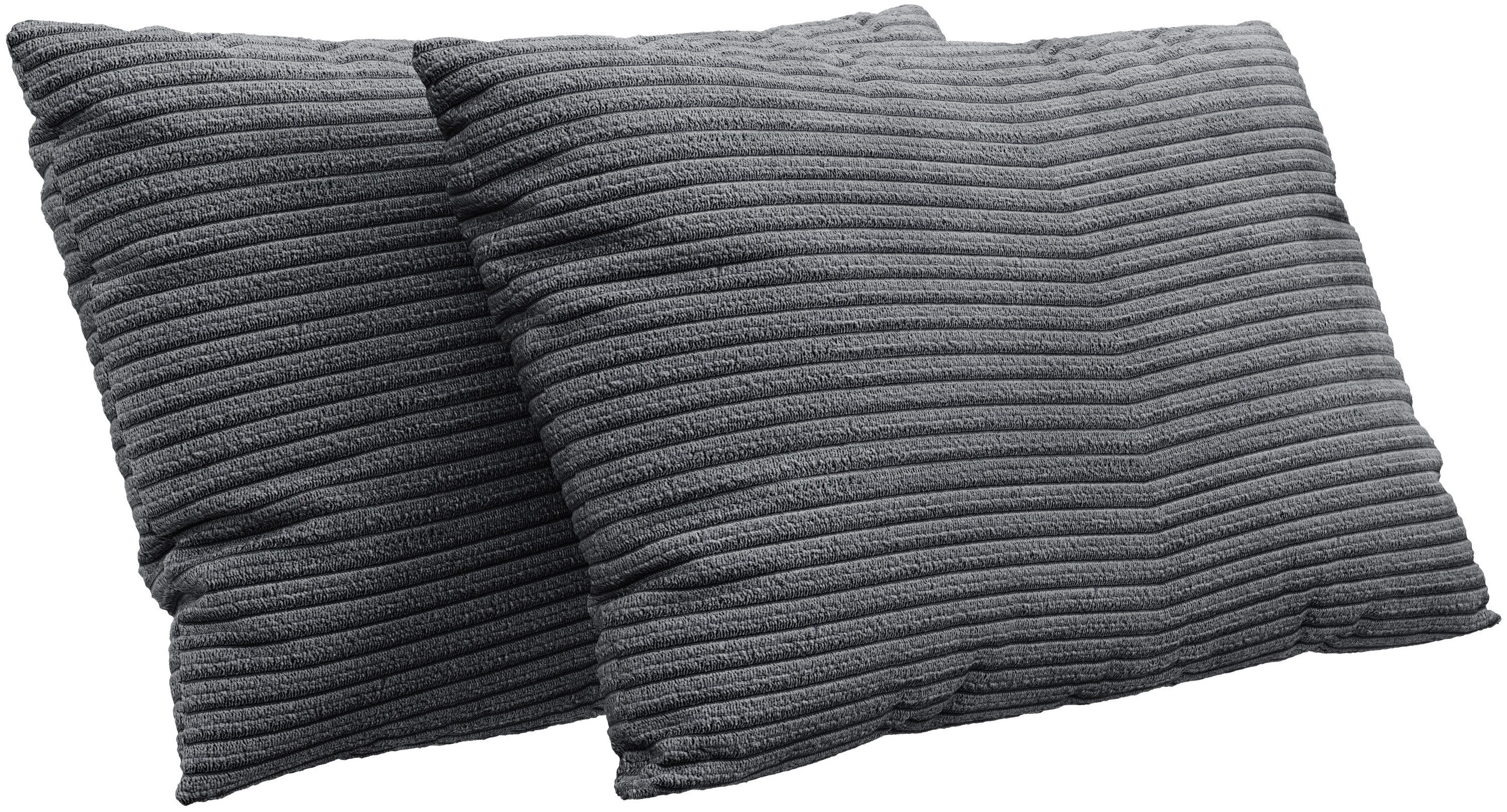 Home affaire Sofakissen Innovid, (Set, 2 Stück), 2er Kissen-Set wahlweise in zwei Größen