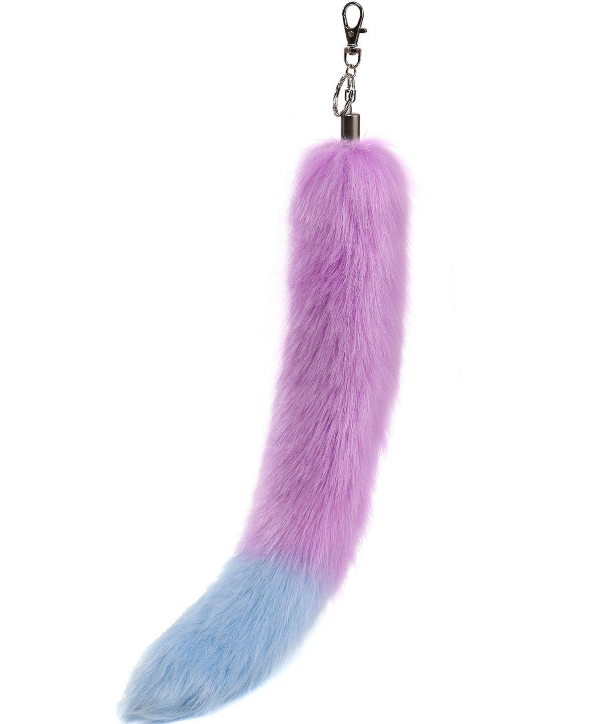 Taschenanhänger Fashion CTGtree 40cm Schlüsselanhänger Schlüsselanhänger Regenbogenfarben