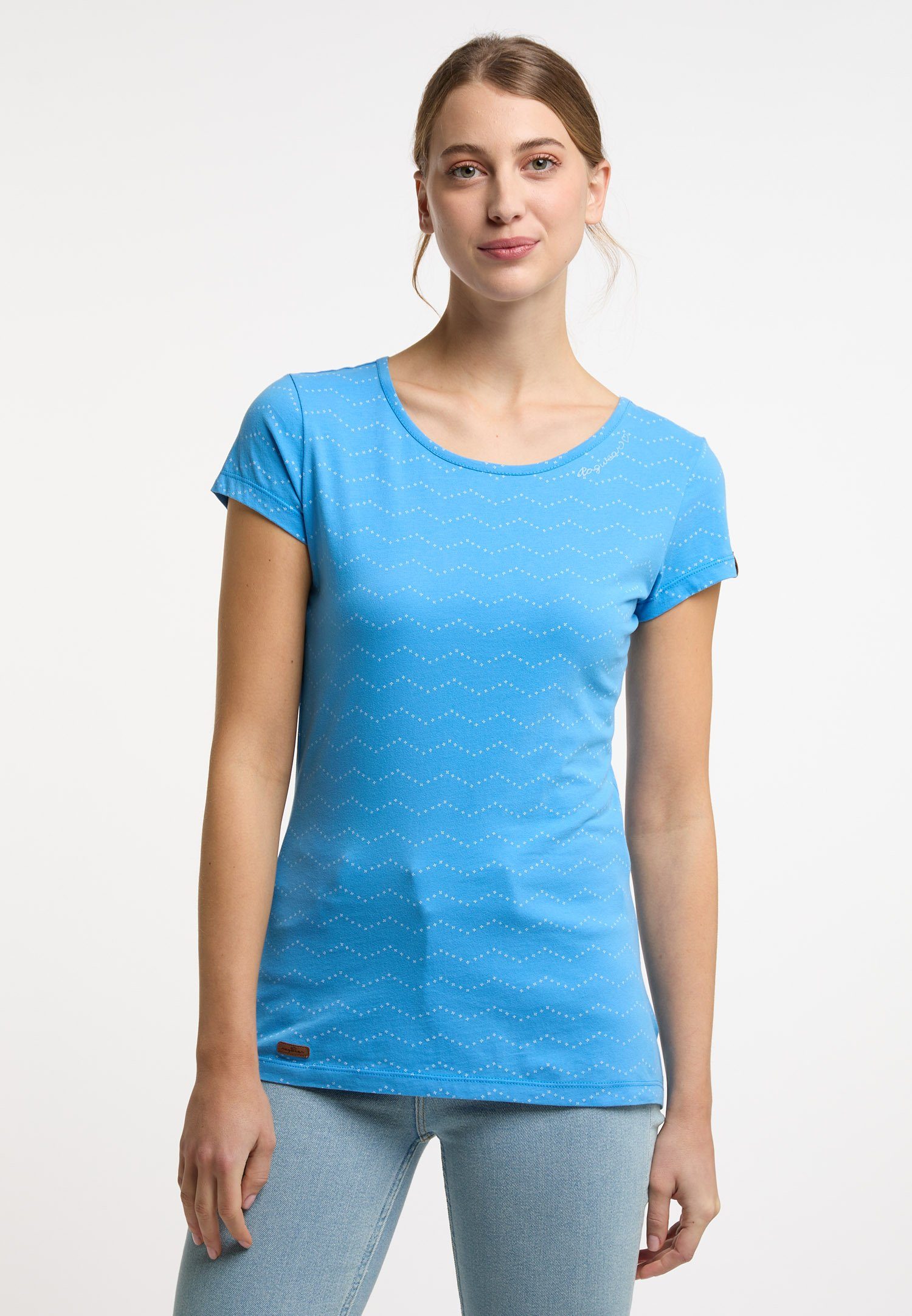 Mode Vegane Ragwear Nachhaltige & T-Shirt ZAG BLUE ZIG MINTT