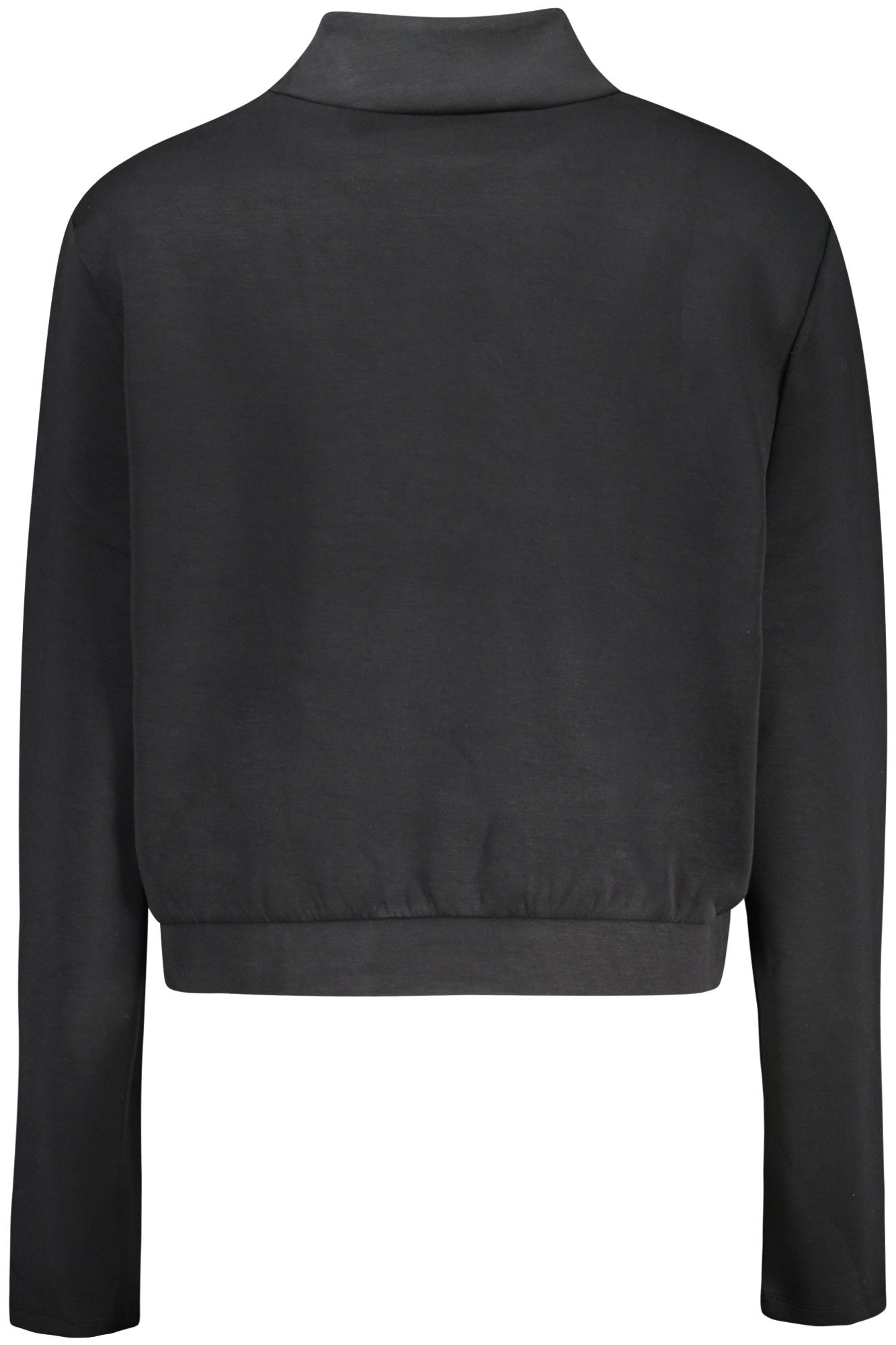 GUESS JEANS Sweatshirt Schwarzes Damen Sweatshirt aus recyceltem Material