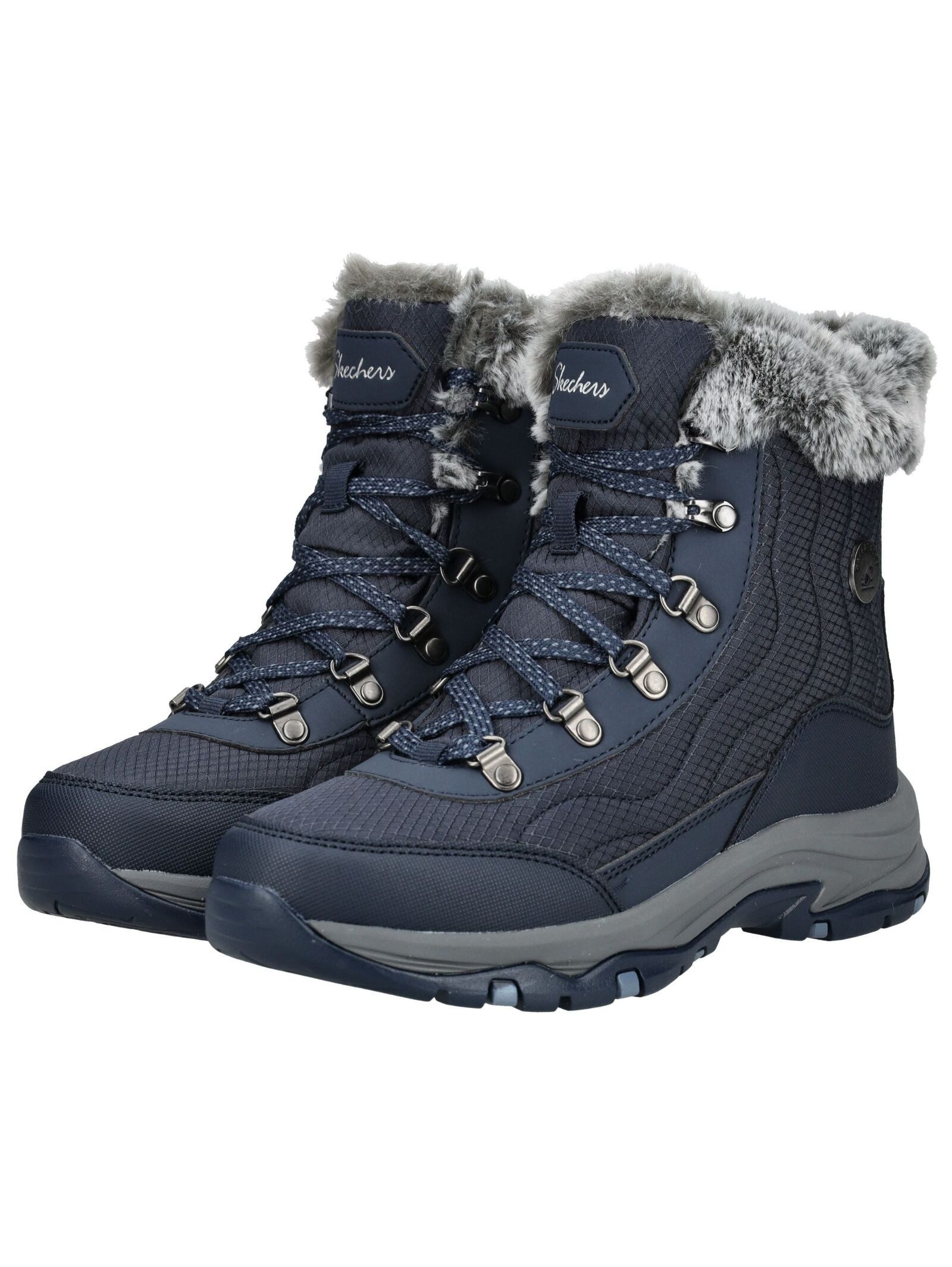 Skechers Skechers Stiefelette Lederimitat/Textil Schnürstiefelette – Bild 4 von 5