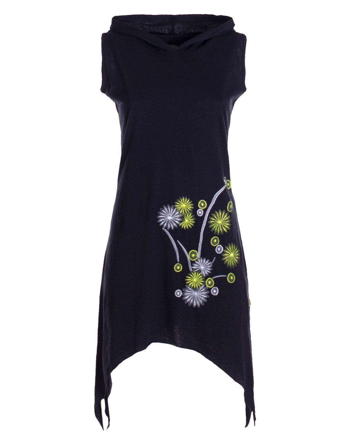 Zipfelkleid Armloses Damen Zipfel-Tunika Elfen-Kleid Zipfelkapuze Zipfelkleid