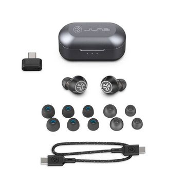 Jlab EpLabEdition-BK In-Ear-Kopfhörer (HI-RES Audio, Intelligentes ANC, JLab App)