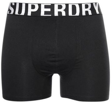 Superdry Boxer BOXER DUAL LOGO DOUBLE PACK (Packung, 2-St., 2er-Pack)